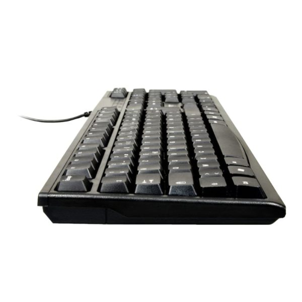 Port Connect Office Budget Wired Keyboard-Black - Image 3