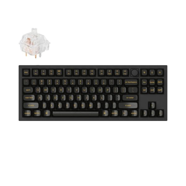 Keychron Q3 80% Kailh Clione Limacina Switches
Aluminium RGB Wired Keyboard - Black