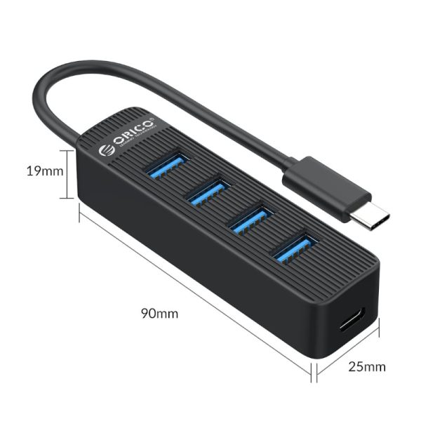 ORICO 4 Port USB Type C Hub 4x USB3.0 - Image 4