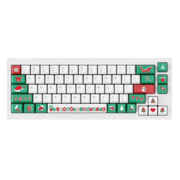 Keychron Dye-Sub PBT Full Keycap Set - Christmas Tree - Image 4