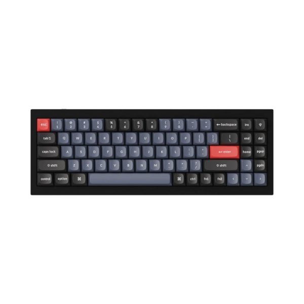 Keychron Q7 70% Red G Pro Switches Aluminium RGB Wired Keyboard - Black - Image 2