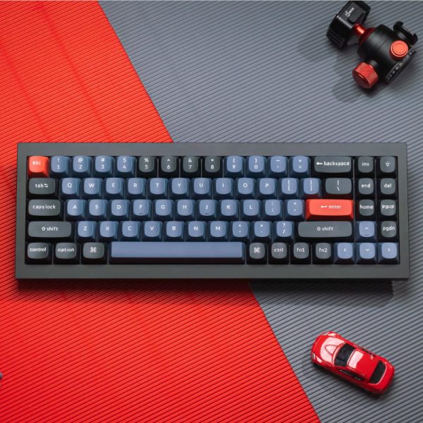 Keychron Q7 70% Red G Pro Switches Aluminium RGB Wired Keyboard - Black - Image 4