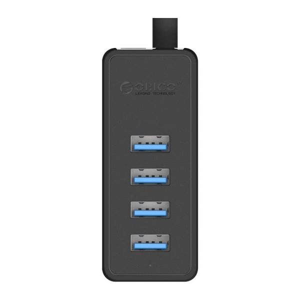 ORICO 4 Port USB3.0 Hub Black|Micro USB Power Adapter Not Included - Black - Image 2